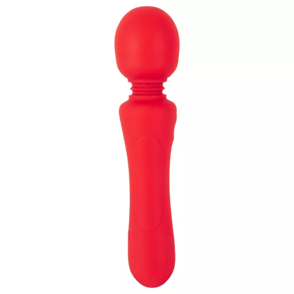 Sweet Smile - vibrator wand cu acumulator, rezistent la apă (roșu)