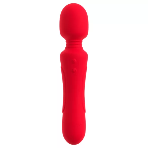 Sweet Smile - vibrator wand cu acumulator, rezistent la apă (roșu)