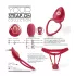 You2Toys - vibrator clitoridian purtabil (roșu)