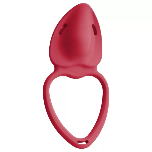 You2Toys - vibrator clitoridian purtabil (roșu)