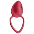 You2Toys - vibrator clitoridian purtabil (roșu)