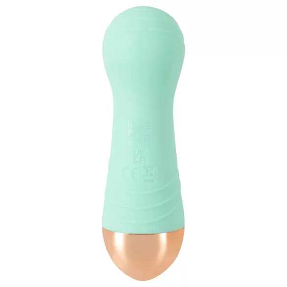Cuties - mini vibrator verde, rezistent la apă, cu acumulator