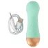 Cuties - mini vibrator verde, rezistent la apă, cu acumulator