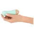 Cuties - mini vibrator verde, rezistent la apă, cu acumulator