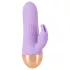 Cuties - mini vibrator cu braț pentru clitoris, reîncărcabil și rezistent la apă (mov)