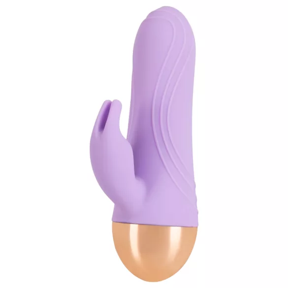 Cuties - mini vibrator cu braț pentru clitoris, reîncărcabil și rezistent la apă (mov)