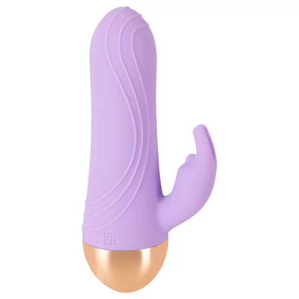 Cuties - mini vibrator cu braț pentru clitoris, reîncărcabil și rezistent la apă (mov)