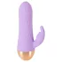 Cuties - mini vibrator cu braț pentru clitoris, reîncărcabil și rezistent la apă (mov)