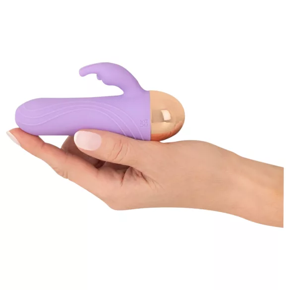 Cuties - mini vibrator cu braț pentru clitoris, reîncărcabil și rezistent la apă (mov)