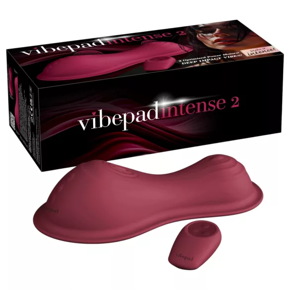 Vibepad Intense 2 - pernă vibratorie cu telecomandă (roșie)