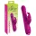 Sweet Smile - vibrator cu braț rotativ pentru clitoris, cu împingere (roz)