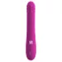 Sweet Smile - vibrator cu braț rotativ pentru clitoris, cu împingere (roz)