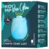 ROMP Rose Glow - stimulator clitoridian cu unde de aer (albastru)
