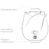 ROMP Rose Glow - stimulator clitoridian cu unde de aer (albastru)