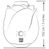 ROMP Rose Glow - stimulator clitoridian cu unde de aer (albastru)