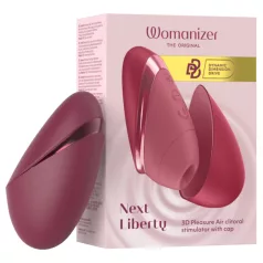   Womanizer Next Liberty - stimulator clitoridian cu unde de aer (roșu)