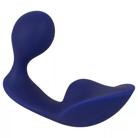 SMILE - vibrator anal și pentru chiloți cu telecomandă (albastru)