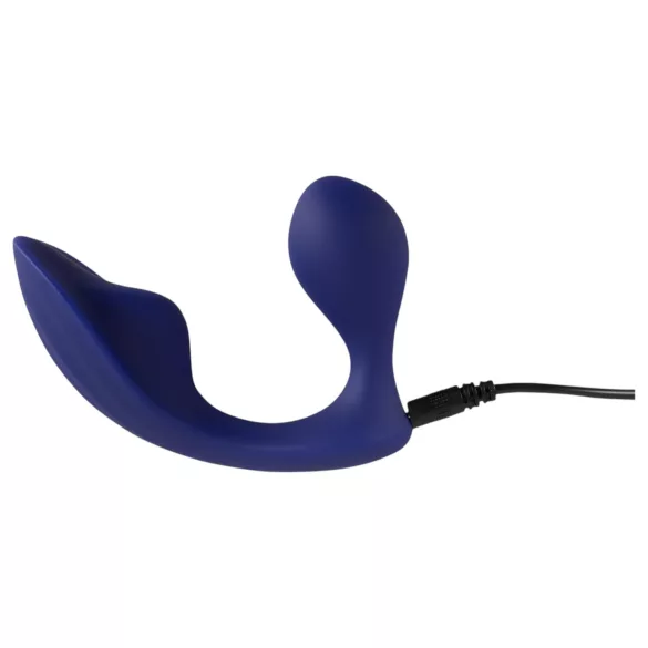 SMILE - vibrator anal și pentru chiloți cu telecomandă (albastru)