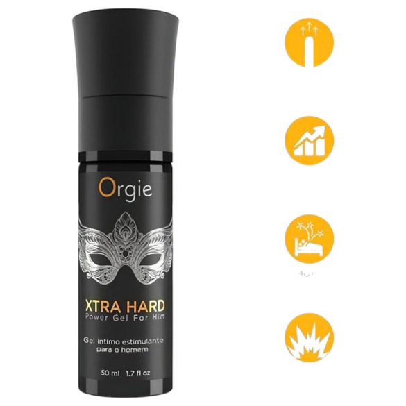 Orgie Xtra Hard - gel stimulare erecție - 50 ml