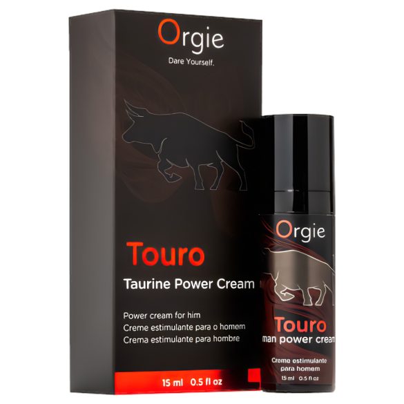 Orgie Touro Power - cremă stimulatoare erecție - 15ml