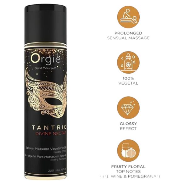 Orgie - ulei de masaj senzual - Tantric Nectar - 200ml