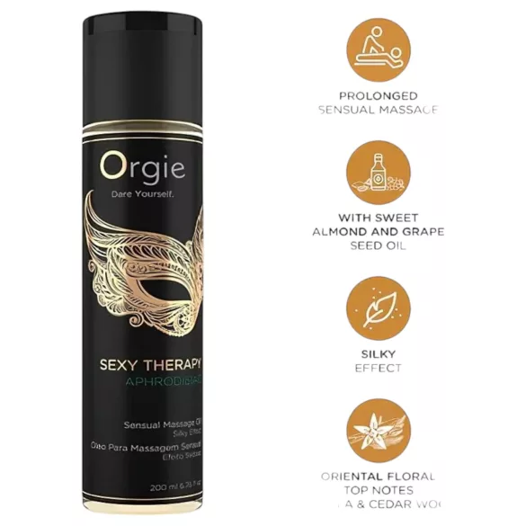 Orgie - ulei de masaj senzual afrodisiac - 200ml