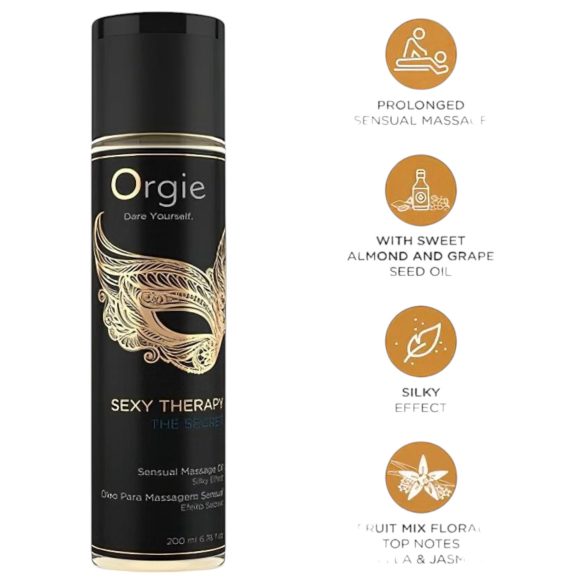 Orgie The Secret - ulei senzual de masaj (200ml)