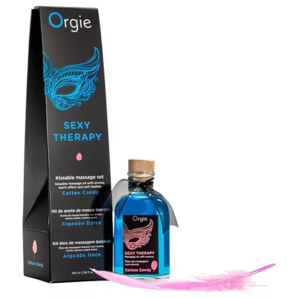 Orgie - Set uleiuri de masaj - aromă de vată de zahăr
