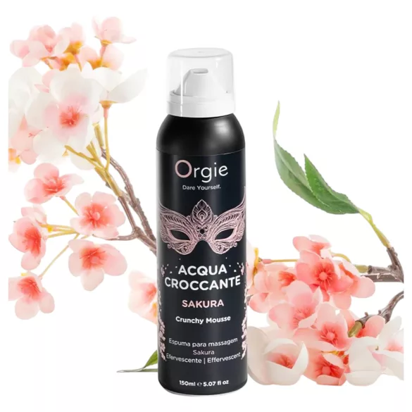 Orgie - spumă de masaj efervescentă - floare de cireș - 150ml