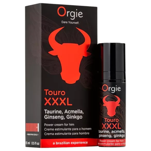 Orgie Touro XXXL - cremă stimulare erecție - 15ml