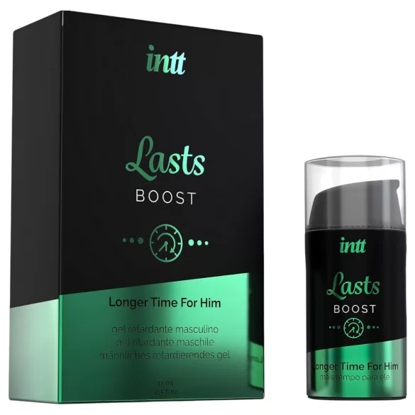 intt Lasts Boost - spray întârziere și pentru creșterea erecției (15 ml)