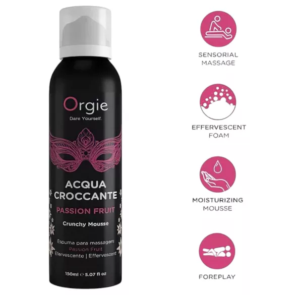 Orgie - spumă de masaj efervescentă - fructul pasiunii - 150ml