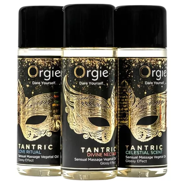 Orgie - set uleiuri senzuale pentru masaj tantric - 3x30ml