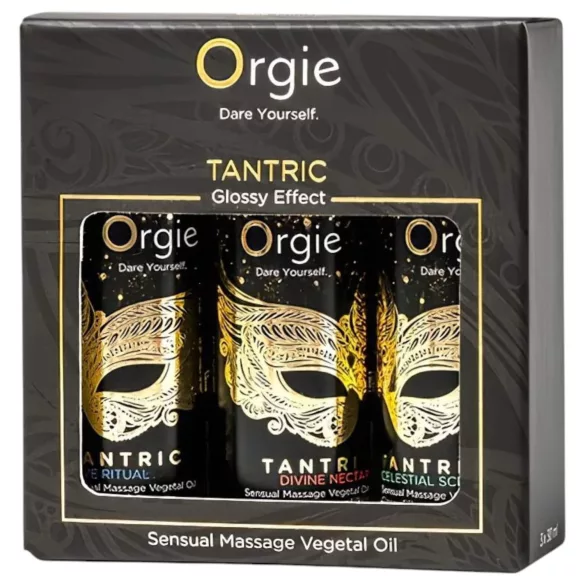 Orgie - set uleiuri senzuale pentru masaj tantric - 3x30ml