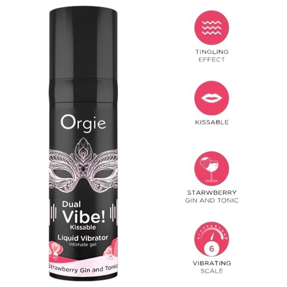 Orgie - mini vibrator bullet - set cu vibrații puternice - gri