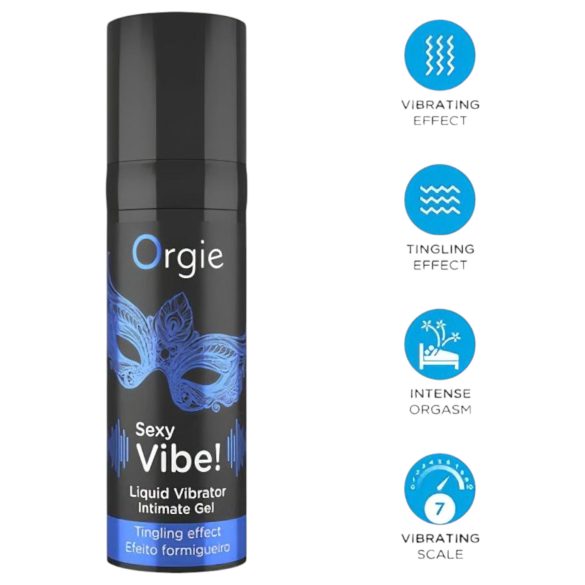 Orgie Bunny - set inel pentru penis vibrator - negru