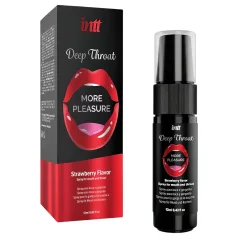 intt Deep Throat - spray gât profund - căpșuni (12 ml)