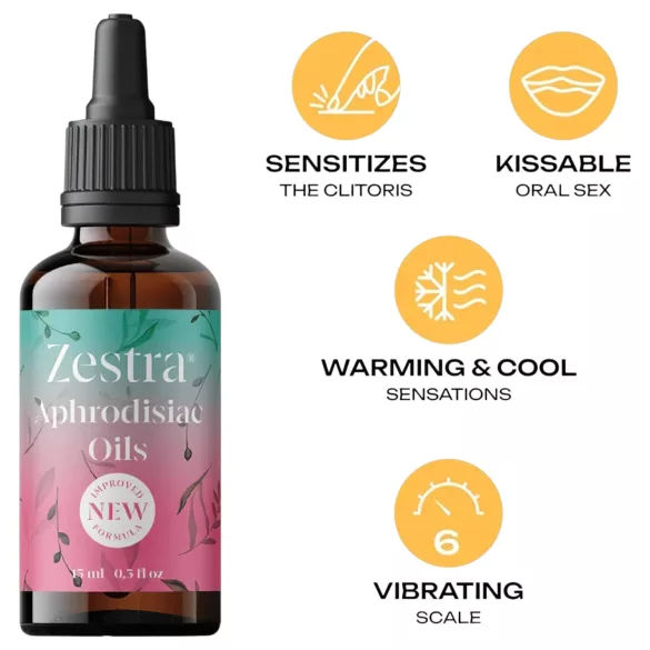 Zestra - ulei afrodiziac pentru femei (15 ml)