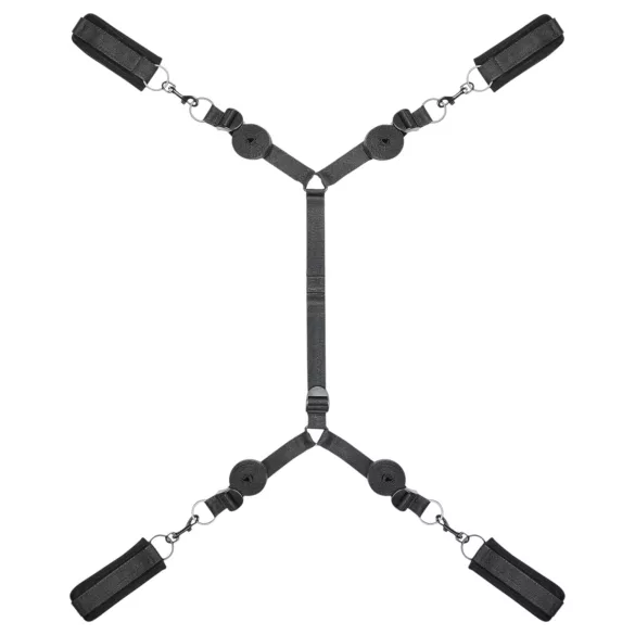Obaie - set de legături sub saltea (negru)