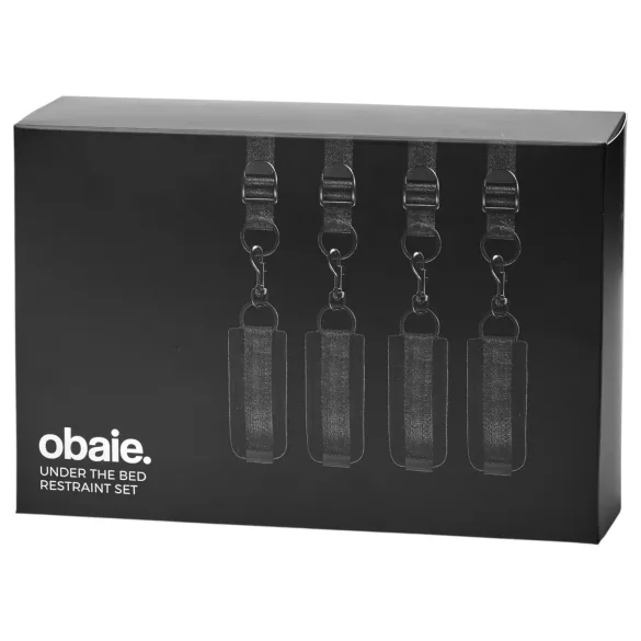 Obaie - set de legături sub saltea (negru)