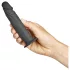 Baseks Slimline - dildo anal cu ventuză (negru)