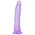 Baseks Jellies - dildo gelatinos cu ventuză (mov)