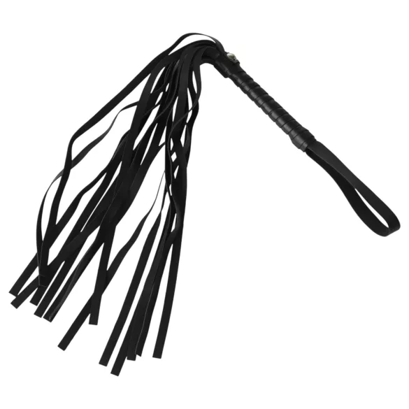 Baseks - set de legare cu bici și cleme pentru sfârcuri (negru)