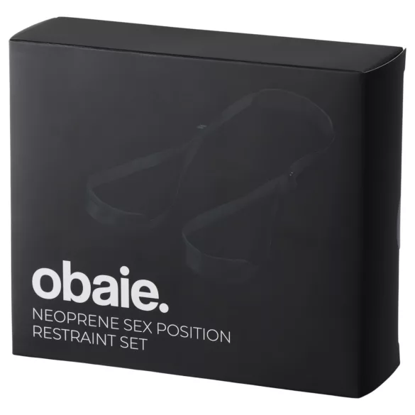 Obaie - chingă din neopren pentru menținerea poziției (negru)