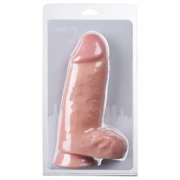 Willie City - dildo gros realist (culoarea pielii) - 24,5 cm