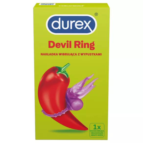 Durex - inel vibrant pentru penis - stimulare intensă - mov