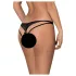 Obsessive - chilot damă cu bretele duble - negru - L/XL