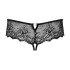 Obsessive - tanga deschis cu ștrasuri pentru femei - negru - 2XL/3XL