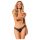 Obsessive Bella Rou - chiloți cu model floral (negru) - M/L