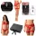 Obsessive - set lenjerie sexy cadou - 6 piese - roșu - L/XL